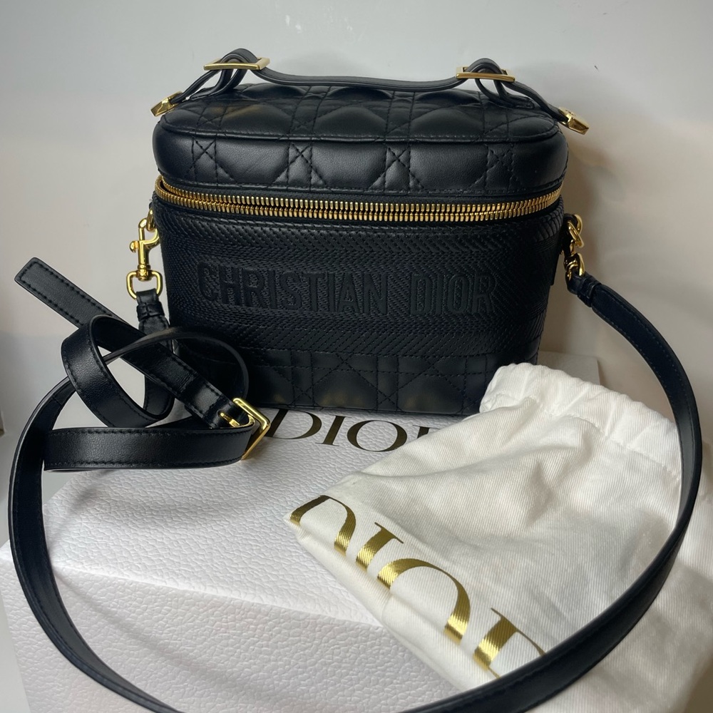 Dior travel vanity with removable crossbody strap Full Set EUC - Picture 13 of 13